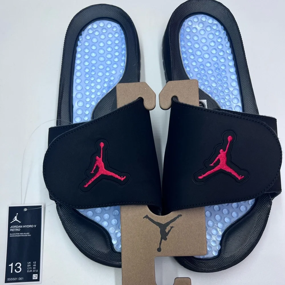JordanAir Jordan Hydro 5 Slides 'Metallic' - Picture 1 of 11